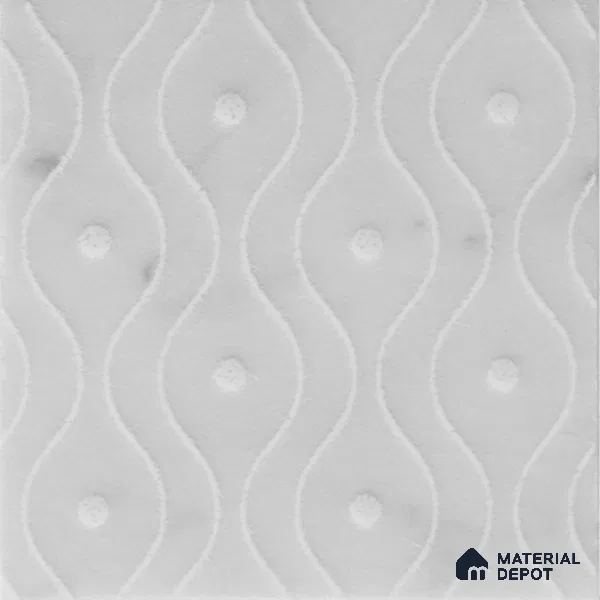 Subway Wall & Floor Handmade Tile TL 05863 Ripple Bliss 96 mm x 96 mm Vitrified - 9 mm | Random Mix Patterns | Suitable For Kitchen, Bathroom, Dining Area