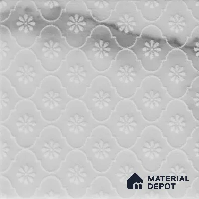 Subway Wall & Floor Handmade Tile TL 05863 Ripple Bliss 96 mm x 96 mm Vitrified - 9 mm | Random Mix Patterns | Suitable For Kitchen, Bathroom, Dining Area