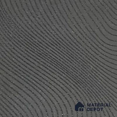 Subway Wall & Floor Tile TL 05921 Wave Line Wave Gray 148 mm x 148 mm Vitrified - 9 mm | Random Mix Patterns | Suitable For Kitchen, Accent/Feature Wall, Bathroom