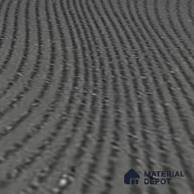 Subway Wall & Floor Tile TL 05921 Wave Line Wave Gray 148 mm x 148 mm Vitrified - 9 mm | Random Mix Patterns | Suitable For Kitchen, Accent/Feature Wall, Bathroom