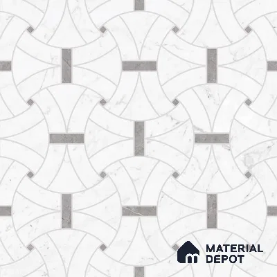 Moroccan Look Floor & Wall Tile TL 06151 Polaris 2 ft x 2 ft Glitter Glossy Finish Vitrified Tile - 9 mm  | Suitable For Living Room, Dining, Bathroom & Kitchen | Please Expect a Slight Variation of Pattern (Sample)