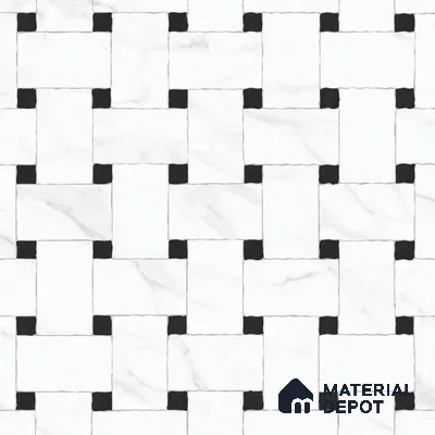 Moroccan Look Floor & Wall Tile TL 06153 Vergo 2 ft x 2 ft Sinker Finish Vitrified Tile - 9 mm  | Suitable For Living Room, Bedroom, Kitchen | Please Expect a Slight Variation of Pattern