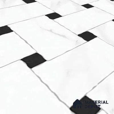 Moroccan Look Floor & Wall Tile TL 06153 Vergo 2 ft x 2 ft Sinker Finish Vitrified Tile - 9 mm  | Suitable For Living Room, Bedroom, Kitchen | Please Expect a Slight Variation of Pattern