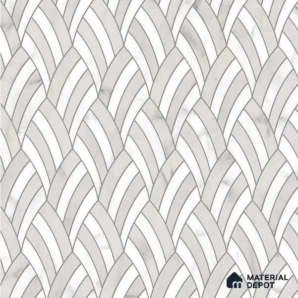 Moroccan Look Floor & Wall Tile TL 06154 Epsilon 2 ft x 2 ft Glitter Glossy Finish Vitrified Tile - 9 mm  | Suitable For Living Room, Dining, Bathroom & Kitchen | Please Expect a Slight Variation of Pattern (Sample)