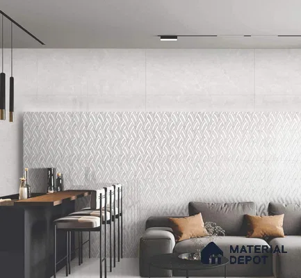 Moroccan Look Floor & Wall Tile TL 06154 Epsilon 2 ft x 2 ft Glitter Glossy Finish Vitrified Tile - 9 mm  | Suitable For Living Room, Dining, Bathroom & Kitchen | Please Expect a Slight Variation of Pattern (Sample)