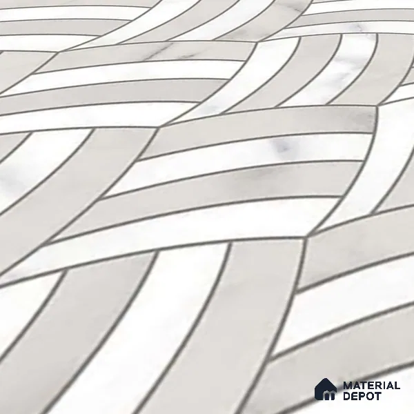 Moroccan Look Floor & Wall Tile TL 06154 Epsilon 2 ft x 2 ft Glitter Glossy Finish Vitrified Tile - 9 mm  | Suitable For Living Room, Dining, Bathroom & Kitchen | Please Expect a Slight Variation of Pattern (Sample)