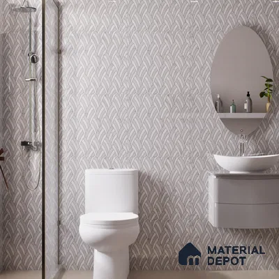 Moroccan Look Floor & Wall Tile TL 06154 Epsilon 2 ft x 2 ft Glitter Glossy Finish Vitrified Tile - 9 mm  | Suitable For Living Room, Dining, Bathroom & Kitchen | Please Expect a Slight Variation of Pattern (Sample)