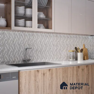 Moroccan Look Floor & Wall Tile TL 06154 Epsilon 2 ft x 2 ft Glitter Glossy Finish Vitrified Tile - 9 mm  | Suitable For Living Room, Dining, Bathroom & Kitchen | Please Expect a Slight Variation of Pattern (Sample)
