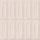 Geometric Wall Tile TL 05752 C Tones Coral Rose 1 ft x 1 ft Ceramic Matte Finish - 9 mm | Suitable for Living Room, Bedroom, Kitchen, Bathroom | Image 1