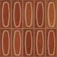 Geometric Wall Tile TL 05752 F Tones Coral Brown 1 ft x 1 ft Ceramic Glossy Finish - 9 mm | Suitable for Living Room, Bedroom, Kitchen, Bathroom | Image 1