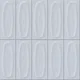 Geometric Wall Tile TL 05752 Tones Coral Sky 1 ft x 1 ft Ceramic Matte Finish - 9 mm | Suitable for Living Room, Bedroom, Kitchen, Bathroom | Image 1