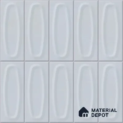 Faux Subway Wall Tile TL 05752 Tones Coral Sky 1 ft x 1 ft Ceramic Matte Finish - 9 mm | Suitable For Kitchen, Bathroom, Dining Area | Please Expect a Slight Variation of Pattern