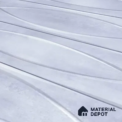 Geometric Wall Tile TL 05749 D Tones Irish Blue 1 ft x 1 ft Ceramic Glossy Finish - 9 mm | Suitable for Living Room, Bedroom, Kitchen, Bathroom | Please Expect a Slight Variation of Pattern (Sample)