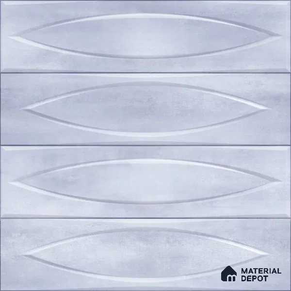 Patterned Wall Tile TL 05749 D Tones Irish Blue 1 ft x 1 ft Ceramic Glossy Finish - 9 mm | Suitable for Living Room, Bedroom, Kitchen, Bathroom | Please Expect a Slight Variation of Pattern