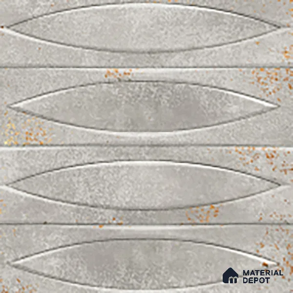 Patterned Wall Tile TL 05749 E Tones Irish Fog 1 ft x 1 ft Ceramic Glossy Finish - 9 mm | Suitable for Living Room, Bedroom, Kitchen, Bathroom | Please Expect a Slight Variation of Pattern
