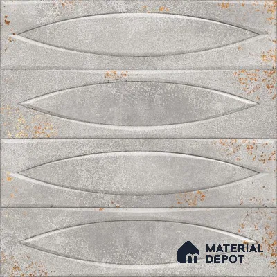 Patterned Wall Tile TL 05749 E Tones Irish Fog 1 ft x 1 ft Ceramic Glossy Finish - 9 mm | Suitable for Living Room, Bedroom, Kitchen, Bathroom | Please Expect a Slight Variation of Pattern