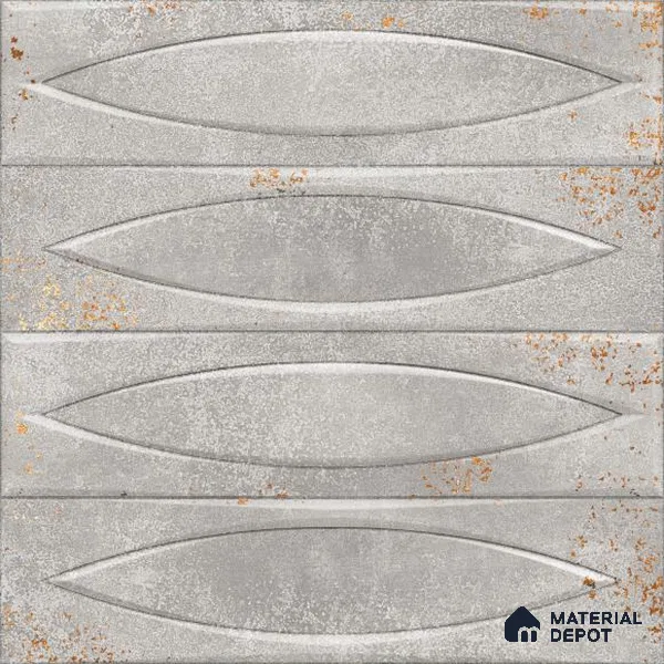 Patterned Wall Tile TL 05749 E Tones Irish Fog 1 ft x 1 ft Ceramic Glossy Finish - 9 mm | Suitable for Living Room, Bedroom, Kitchen, Bathroom | Please Expect a Slight Variation of Pattern