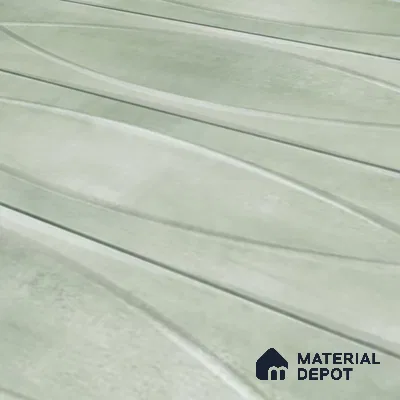 Geometric Wall Tile TL 05749 Tones Irish jade 1 ft x 1 ft Ceramic Glossy Finish - 9 mm | Suitable for Living Room, Bedroom, Kitchen, Bathroom | Please Expect a Slight Variation of Pattern (Sample)