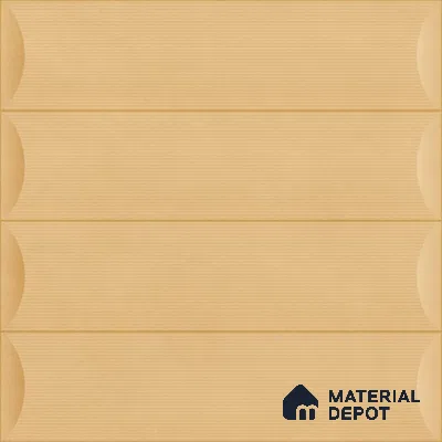 Geometric Wall Tile TL 05753 B Tones Ridge Caramel 1 ft x 1 ft Ceramic Matte Finish - 9 mm | Suitable for Living Room, Bedroom, Kitchen, Bathroom | Please Expect a Slight Variation of Pattern (Sample)