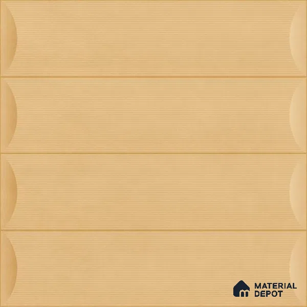 Geometric Wall Tile TL 05753 B Tones Ridge Caramel 1 ft x 1 ft Ceramic Matte Finish - 9 mm | Suitable for Living Room, Bedroom, Kitchen, Bathroom | Please Expect a Slight Variation of Pattern (Sample)