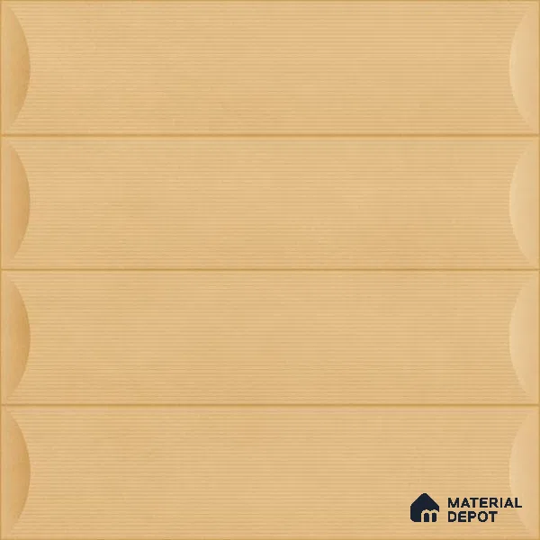 Geometric Wall Tile TL 05753 B Tones Ridge Caramel 1 ft x 1 ft Ceramic Matte Finish - 9 mm | Suitable for Living Room, Bedroom, Kitchen, Bathroom | Please Expect a Slight Variation of Pattern (Sample)