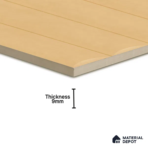 Geometric Wall Tile TL 05753 B Tones Ridge Caramel 1 ft x 1 ft Ceramic Matte Finish - 9 mm | Suitable for Living Room, Bedroom, Kitchen, Bathroom | Please Expect a Slight Variation of Pattern (Sample)