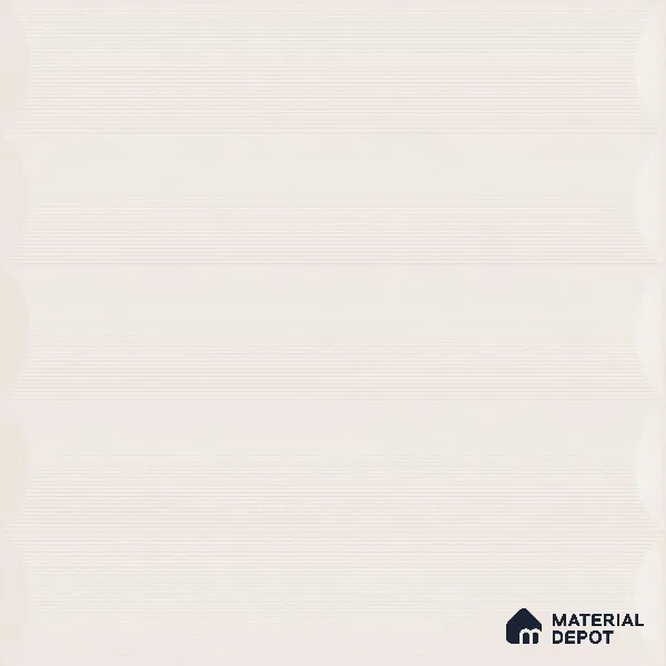 Geometric Wall Tile TL 05753 Tones Ridge Ivory 1 ft x 1 ft Ceramic Matte Finish - 9 mm | Suitable for Living Room, Bedroom, Kitchen, Bathroom | Please Expect a Slight Variation of Pattern (Sample)