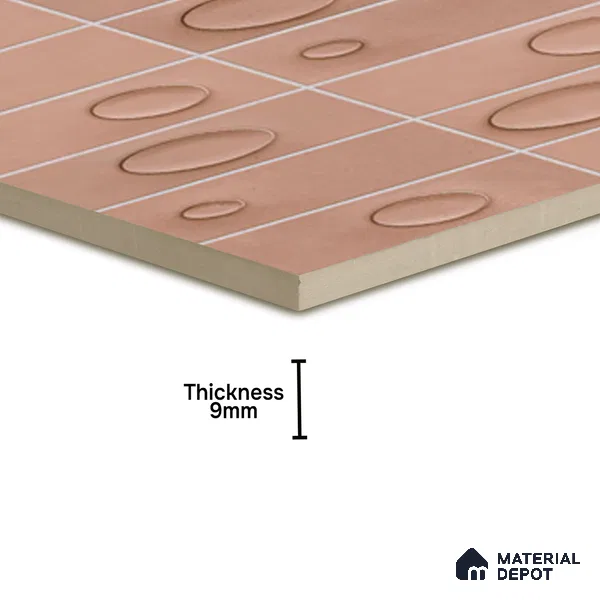 Patterned Wall Tile TL 05750 B Tones Tron Cipria 1 ft x 1 ft Ceramic Glossy Finish - 9 mm | Suitable for Living Room, Bedroom, Kitchen, Bathroom | Please Expect a Slight Variation of Pattern