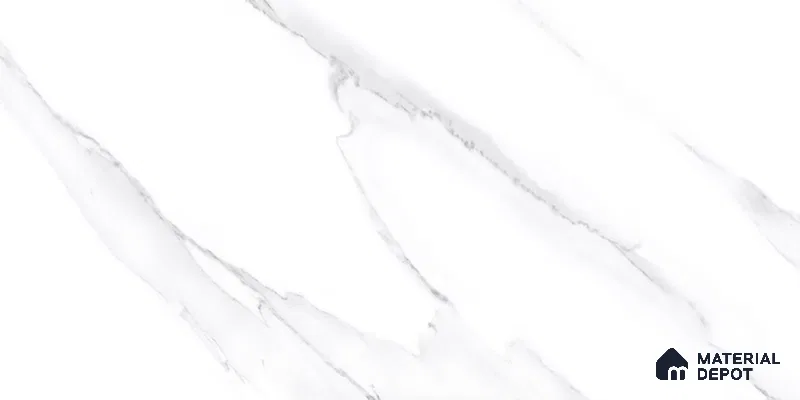 Marble Wall Tile TL 05996 B 7105 D Dark 2 ft x 1 ft Ceramic Glossy Finish - 7.5 mm | Suitable For Kitchen, Bathroom (Sample)