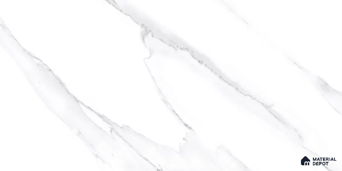 Marble Wall Tile TL 05996 B 7105 D Dark 2 ft x 1 ft Ceramic Glossy Finish - 7.5 mm | Suitable For Kitchen, Bathroom (Sample)