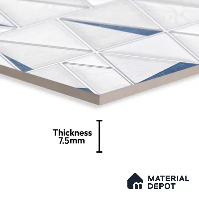 Highlighter Wall Tile TL 05995 6152 GL A Highlighter 2 ft x 1 ft Ceramic Matte Finish - 7.5 mm | Suitable For Kitchen, Bathroom