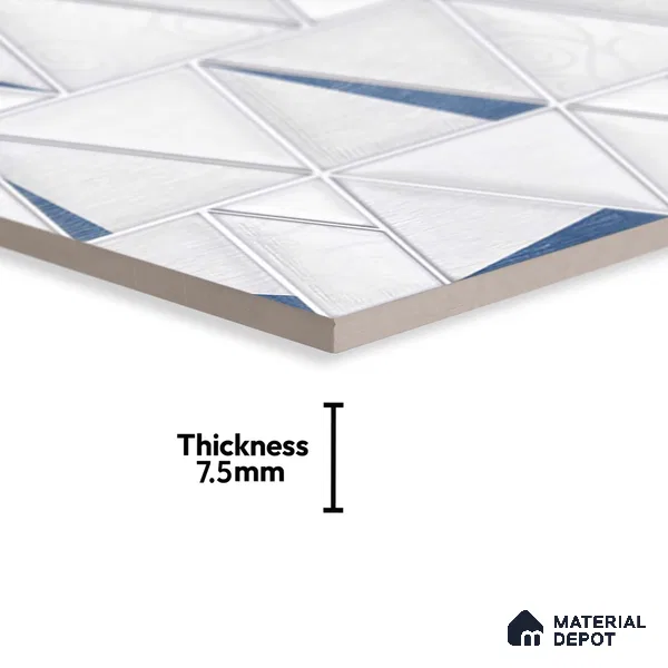 Highlighter Wall Tile TL 05995 6152 GL A Highlighter 2 ft x 1 ft Ceramic Matte Finish - 7.5 mm | Suitable For Kitchen, Bathroom