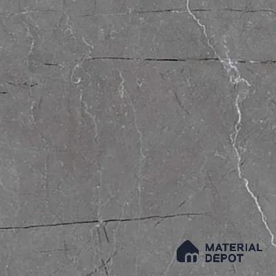 Marble Floor & Wall Tile TL 02198 Geriatric Grey 4 ft x 2 ft Glossy Finish Vitrified Tile - 9 mm (Random 5)