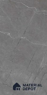 Marble Floor & Wall Tile TL 02198 Geriatric Grey 4 ft x 2 ft Glossy Finish Vitrified Tile - 9 mm (Random 5)
