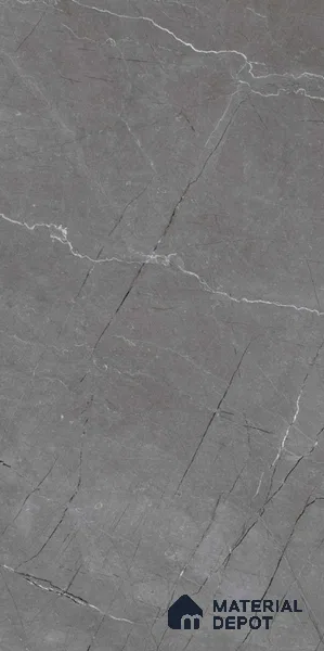 Marble Floor & Wall Tile TL 02198 Geriatric Grey 4 ft x 2 ft Glossy Finish Vitrified Tile - 9 mm (Random 5)