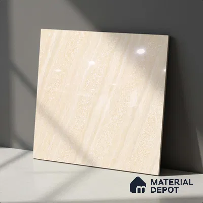 Stone Look Floor Tile TL 09388 B | Glossy Finish 2 ft x 2 ft Vitrified Tile - 8 mm | Suitable For Kitchen, Bathroom, Bedroom & Office