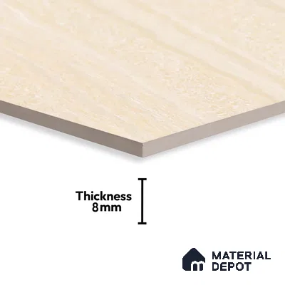 Stone Look Floor Tile TL 09388 B | Glossy Finish 2 ft x 2 ft Vitrified Tile - 8 mm | Suitable For Kitchen, Bathroom, Bedroom & Office