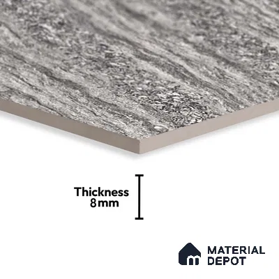 Stone Look Floor Tile TL 09388 | Glossy Finish 2 ft x 2 ft Vitrified Tile - 8 mm | Suitable For Kitchen, Bathroom, Bedroom & Office