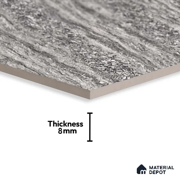 Stone Look Floor Tile TL 09388 | Glossy Finish 2 ft x 2 ft Vitrified Tile - 8 mm | Suitable For Kitchen, Bathroom, Bedroom & Office