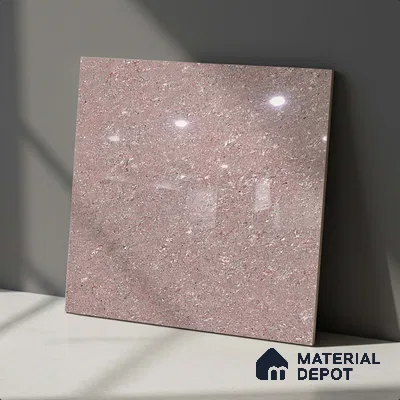 Stone Look Floor Tile TL 09389 B | Glossy Finish 2 ft x 2 ft Vitrified Tile - 8 mm | Suitable For Kitchen, Bathroom, Bedroom & Office