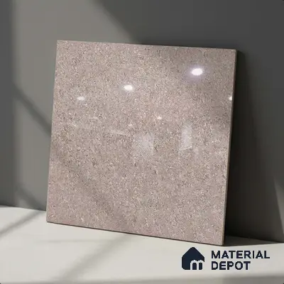 Stone Look Floor Tile TL 09389 D | Glossy Finish 2 ft x 2 ft Vitrified Tile - 8 mm | Suitable For Kitchen, Bathroom, Bedroom & Office