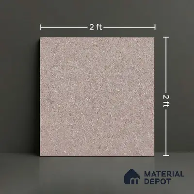 Stone Look Floor Tile TL 09389 D | Glossy Finish 2 ft x 2 ft Vitrified Tile - 8 mm | Suitable For Kitchen, Bathroom, Bedroom & Office