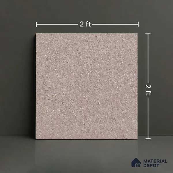 Stone Look Floor Tile TL 09389 D | Glossy Finish 2 ft x 2 ft Vitrified Tile - 8 mm | Suitable For Kitchen, Bathroom, Bedroom & Office