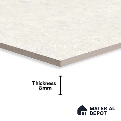 Stone Floor Tile TL 09389 F Silver Pista 2 ft x 2 ft Glossy Finish Vitrified Tile - 8 mm  | Suitable For Bathroom, Terrace & Balcony