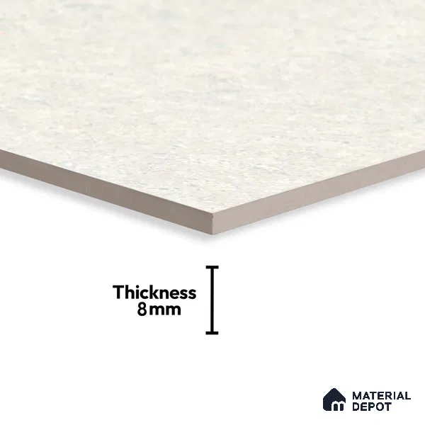 Stone Floor Tile TL 09389 F Silver Pista 2 ft x 2 ft Glossy Finish Vitrified Tile - 8 mm  | Suitable For Bathroom, Terrace & Balcony