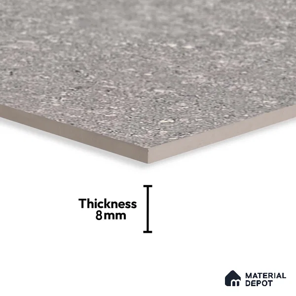 Stone Look Floor Tile TL 09389 | Glossy Finish 2 ft x 2 ft Vitrified Tile - 8 mm | Suitable For Kitchen, Bathroom, Bedroom & Office
