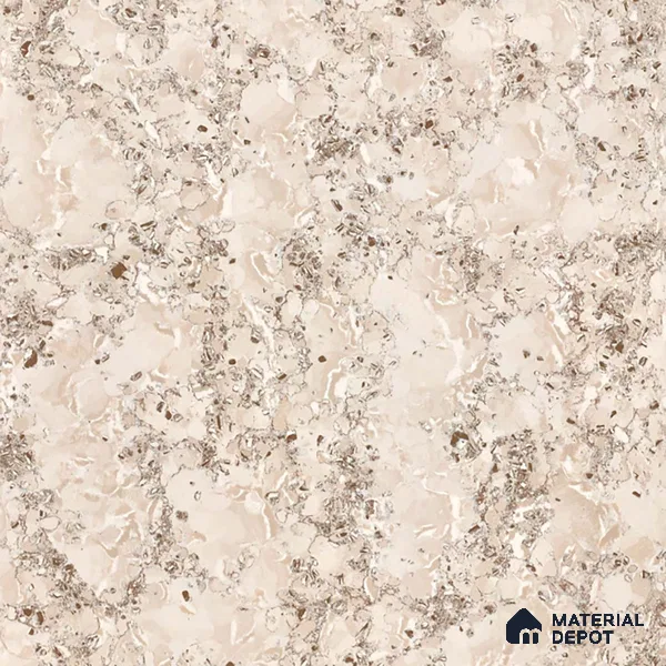 Marble Look Floor Tile TL 09390 D | Glossy Finish 2 ft x 2 ft Vitrified Tile - 8 mm | Suitable For Kitchen, Bathroom, Bedroom & Office