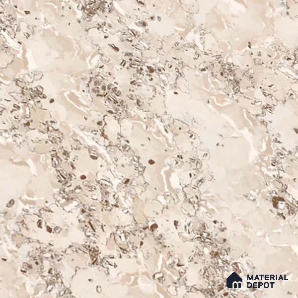 Marble Look Floor Tile TL 09390 D | Glossy Finish 2 ft x 2 ft Vitrified Tile - 8 mm | Suitable For Kitchen, Bathroom, Bedroom & Office