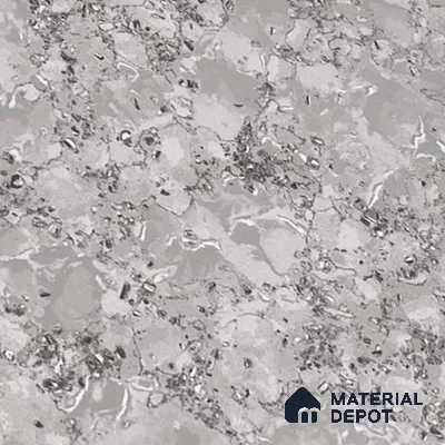 Marble Look Floor Tile TL 09390 | Glossy Finish 2 ft x 2 ft Vitrified Tile - 8 mm | Suitable For Kitchen, Bathroom, Bedroom & Office