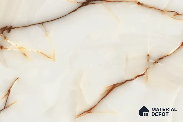 Marble Look Wall Tile TL 08849 C | Glossy Finish 18 x 12 inch Ceramic Tile - 7 mm | Suitable For Kitchen & Bathroom